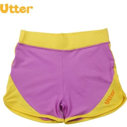 UTTER Baby Girl Cartoon Pink Summer Swimming Short Pants Beach Sun Protection Pants for Children Leggings Swimwear