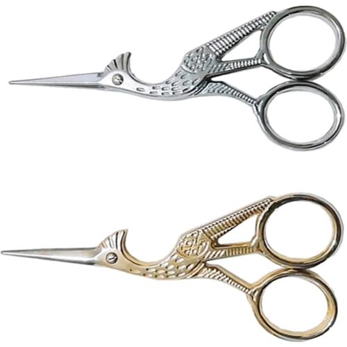 LMDZ Embroidery Sewing Scissors European Antique Vintage Complete Vintage Sewing Tools with Embroidery Craft Scissors DIY