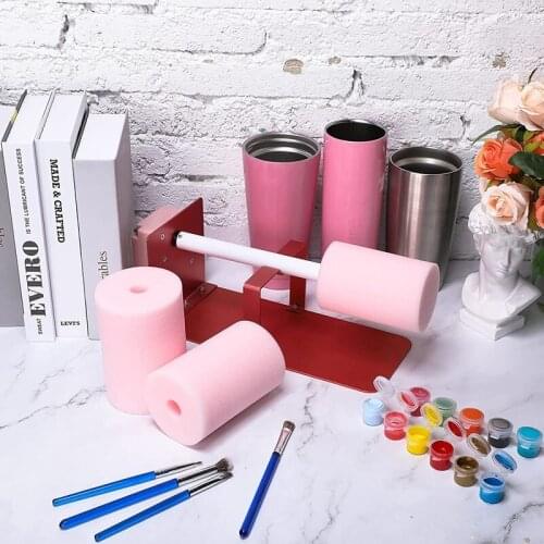 MLGB 8 Pcs 4 Sizes Cup Turner Foam Tumbler Inserts for 1/2 Inch PVC Pipe Tumbler Inserts Fit 10 Oz To 40 Oz Tumblers