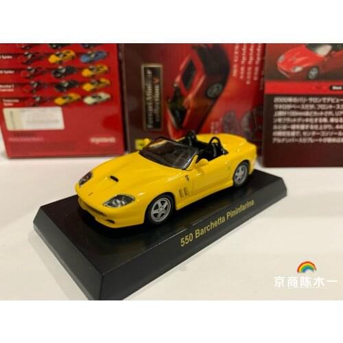 KYOSHO 1/64 FERRARI 550 BP BARCHTTA PININFARINA Collect die casting alloy trolley model