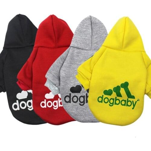 Fashion Dog Clothes For Small Dogs Cats Puppy Hoodies Warm Pet Clothing for Dog Coat Jacket Yorkies Chihuahua Clothes 12d30