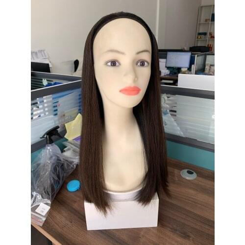 20 inches band fall no layer cap size M 130% density European hair free shipping