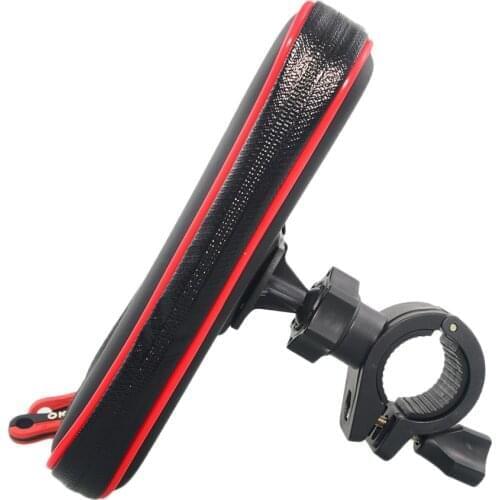 Motorcycle Bicycle Phone Holder Stand w/ Upgrade Waterproof Pouch Bag for iPhone Xs Max GPS for Huawei P20 Bike Handlebar Mount