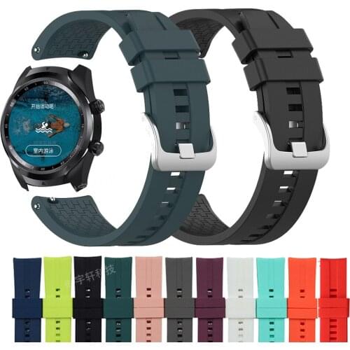 For Samsung Galaxy watch 3 45mm Gear S3 Strap for Huawei GT 2 2E Honor Magic 2 46 Bracelet For Ticwatch E2 S2 Pro 2020 Correa
