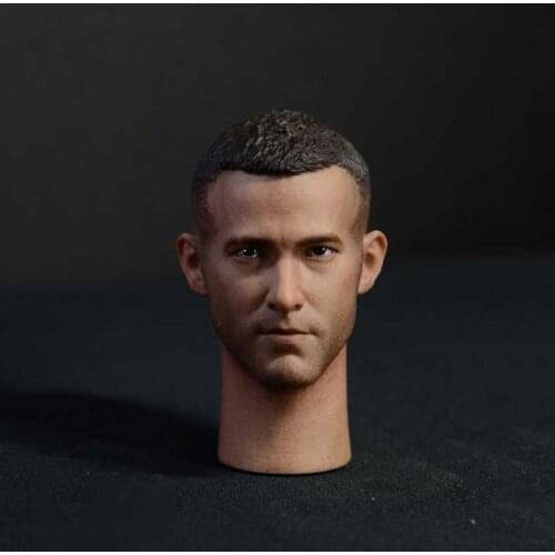 1/6 Scale first-rate Deadpool Hero smile Villain Hero Ryan Reynolds Wade Wilson Head Sculpt Headplay for 12" Action Figure Body