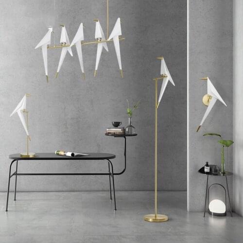 Modern Birds Cage Paper Chandelier Restaurant Bedroom room Kids room chandelier Designer Origami pendant lamp