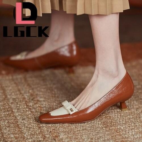 Spring Summer New Simple Elegant High Heels Stiletto Womens Shoes Square Head Etiquette Professional Single Shoes Wedding Shoes