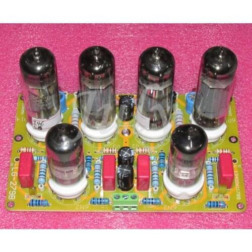 6N2+6P15 beautiful sound Dynaco amplifier push-pull line stereo amplifier board 6N2 tube amplified inverting push-pull output