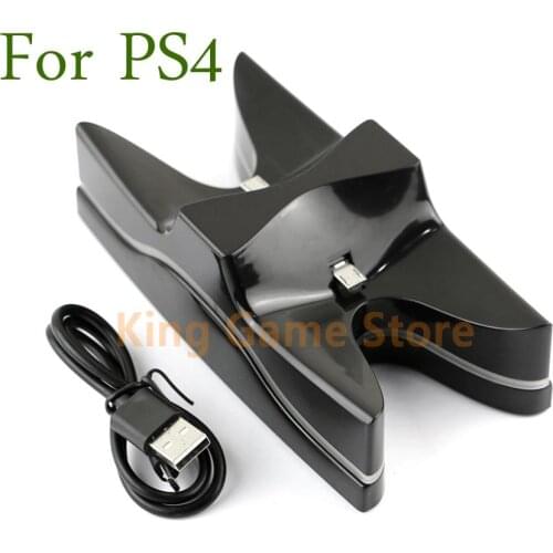 1pc/lot For PS4 Controller Dual Charging Dock Station For PlayStation 4 Charger Stand Replacement for PS4 Controller