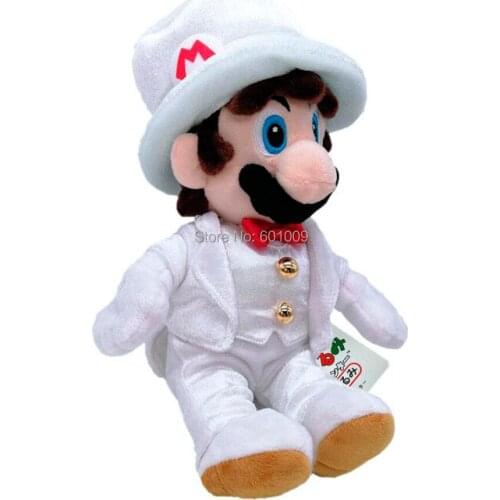 10/Lot With White Dress Wedding M 23CM Plush Doll Animal For Kids