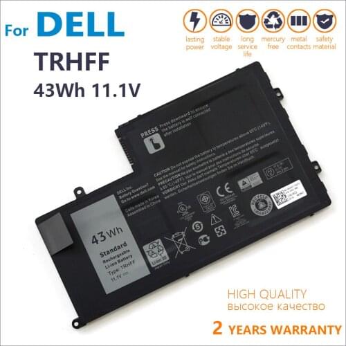 100% Genuine TRHFF Laptop Battery For Dell Inspiron 14 15-5547 5447 5445 5448 5548 for Latitude 3450 3550 TRHFF 1V2F6 01V2F 43WH