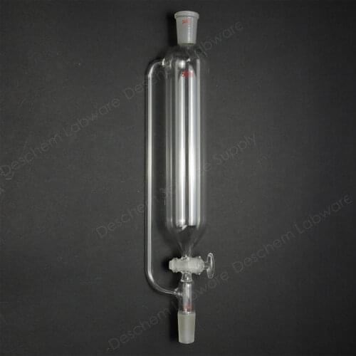 500ml,24/40,Glass Pressure Equalizing Funnel,W/Glass Stopcock,Lab Glassware