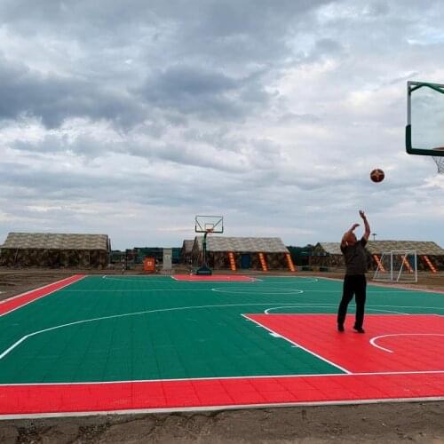 Beable RCHS PP Outdoor Sports Plastic Floor Outdoor Basketball Court Flooring Mat Tiles