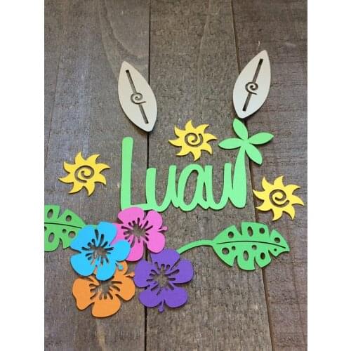 Hawaiian Sun luau party wedding Confettis birthday Table decor baby shower Scrapbook Embellishments scatters party decoartions