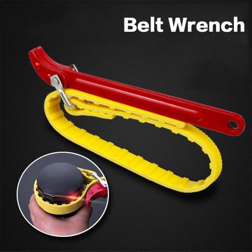 Belt Wrench Oil Filter Extractor Wrench Chain Oil Filter Cartridge Disassembly Tool Oil Filter Wrench Adjustable Strap Opener
