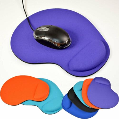 Anti-Slip Wrist Comfort Mouse Pad Solid Color Wrist Rest Support Game Mice Mat Pain Relief Work Office Computer Accessories
