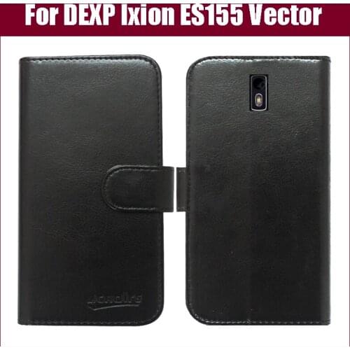 New Arrival 6 Colors High Quality Flip Leather Exclusive Protective Cover Case For DEXP Ixion ES155 Vector Case