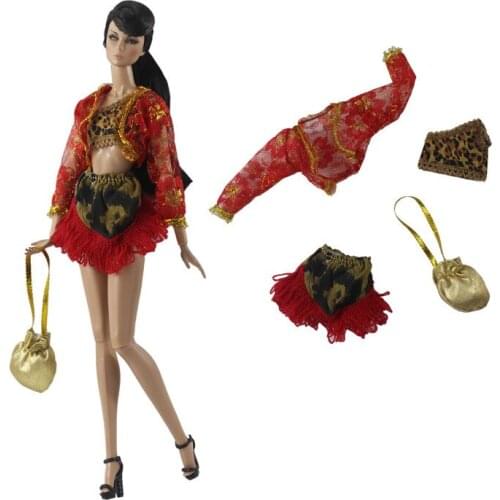 30cm for barbie Doll clothes Dress Fashion Casual doll suit for licca For Barbie Doll Accessories Baby Toys Best Girl' Gift