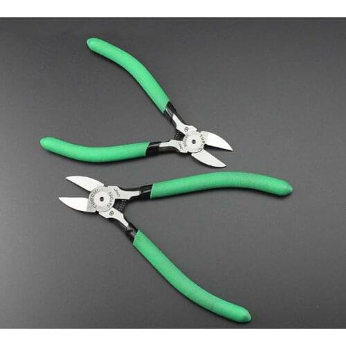 Plastic Nippers Electrical CR-V Wire Cable Cutters Diagonal Pliers Electronic Component Trimming Tool