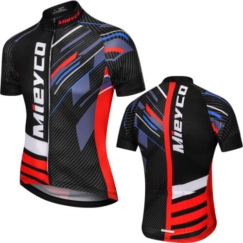 Mens Tracksuit Short Sleeve Cycling Jerseys Bike Clothing Shirts MTB Quick Dry Sportswear Bicycle Top Wear Ropa Ciclismo Hombre