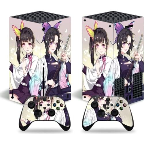 Lady Style Skin Sticker Decal Cover for Xbox Series X Console and 2 Controllers Xbox Series X Skin Sticker Viny 1