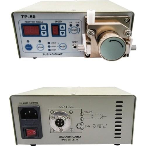 TP-50 Automatic Peristaltic Glue Dispenser Adhesive Applicator Digital Display Fast Drying Anaerobic Glue Machine 0.001ML