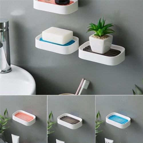 Bathroom Shower Soap Box Dish Storage Plate Tray Holder Case Soap Holder High Quality Housekeeping Container Organizers