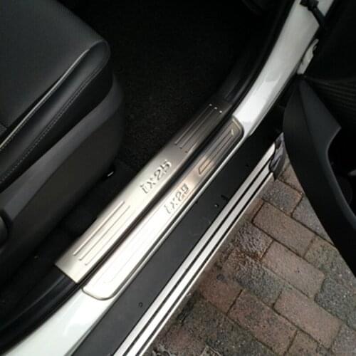 High quality stainless steel internal Scuff Plate/Door Sill For 2015-2018 Hyundai ix25 Car styling