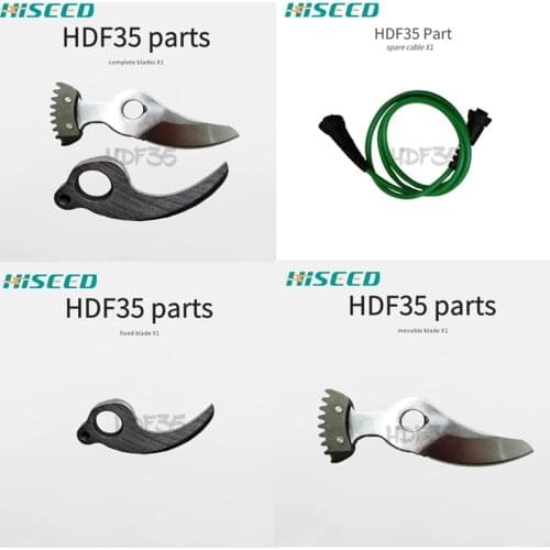 HDF35 Pruner Spare Parts, Complete, Movable, Fixed Blades Cables
