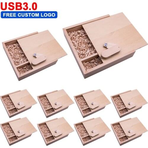 10pcs/lot USB 3.0 photography wooden photo album usb+Box flash drive Pendrive 4GB 16GB 64GB Photography Album170*170*35 m
