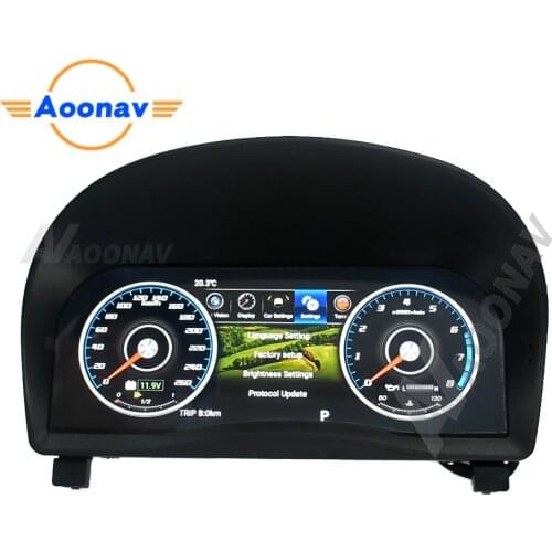 Android 9.0 Car LCD Meter instrument dashboard screen GPS Navigation For Toyota Vellfire Alphard 30 2015-2019 Multimedia player