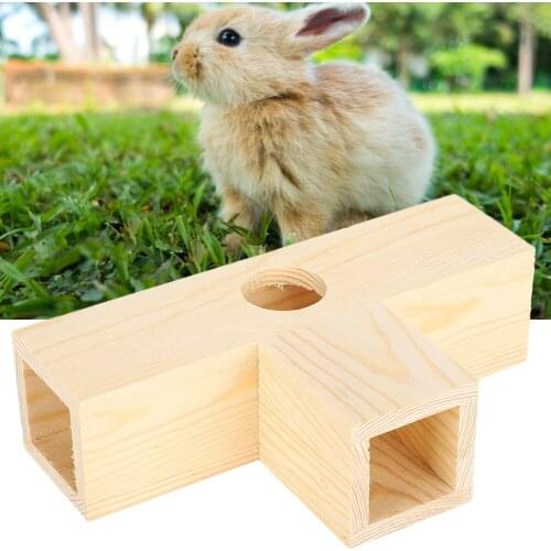 Hamster Tunnel Wood Hamster Tunnel Tube Small Pets House Nest Training Exercise Playground Toy Hamster Tunnels Dropshipping
