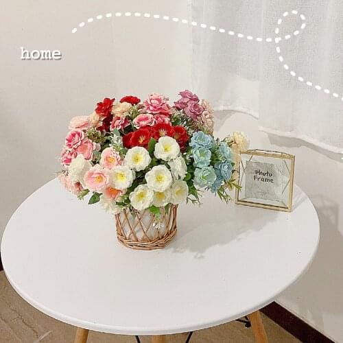 30 cm 8 Camellia Peony Artificial Bouquet Artificial Flowers Home Wedding Decoration Room