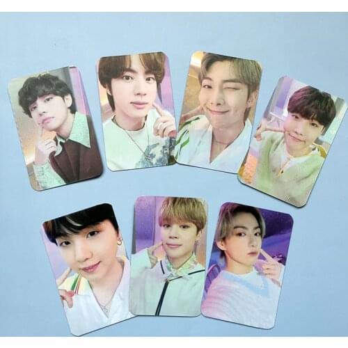 7pcs/set KPOP Bangtan Boys Years with You Lomo Cards 2021 8TH FESTA Postcards JUNG KOOK V JIMIN SUGA RM JIN Fans Collection