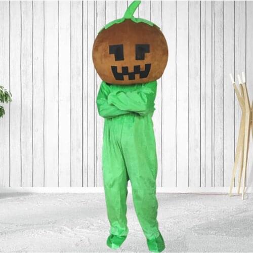 Adult Pumpkin Mascot Costume Suits Cosplay Party Game Dress Outfits Clothing Advertising Carnival Hallowen Cosplay Unisex Gifts