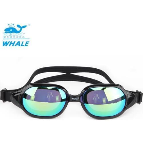 WHALE swimming goggles anti-fog high-definition coating professional adult universal large frame lenses Polarized light glasses