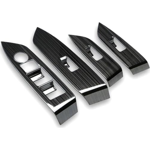 Car Window Switch Panel Adjust Cover Trim Stickers Strip Garnish Decoration Car Styling For Mazda Cx-5 Cx5 2017 2018 2019 Lhd