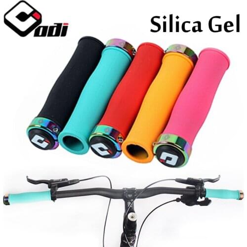 ODI 130MM Handle bar grip Silica Gel Anti-skid Mountain Bike Grip Cover Shock-absorbing For Blacnce Road Folding bike Accesories