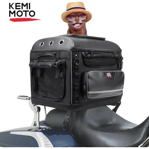 Motorcycle Rear Seat Bag Pet Dog/Cat For Electra Glide Luggage Motorcycle Bag For BMW R1200gs K 1600 GTL f800gs R 1250 RT F750GS