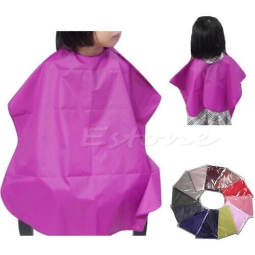 U119 Children Salon Waterproof Hair Cut Hairdressing Barbers Cape Gown Cloth New Hot