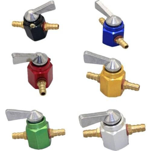 Universal inline 6mm 8mm In-Line Petrol / Fuel Tap Motorcycle On-OFF Petcock Fuel Switch