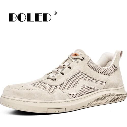 Suede Leather Shoes Men Loafers Fashion Sneakers Quality Men Shoes Outdoor Comfortable Shoes Men Walking Zapatos