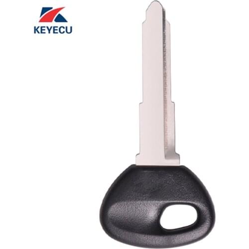Keyecu Replacement Ignition Transponder Key Fob for MAZDA Uncut With Genuine 4D63 40Bit Transponder Chip