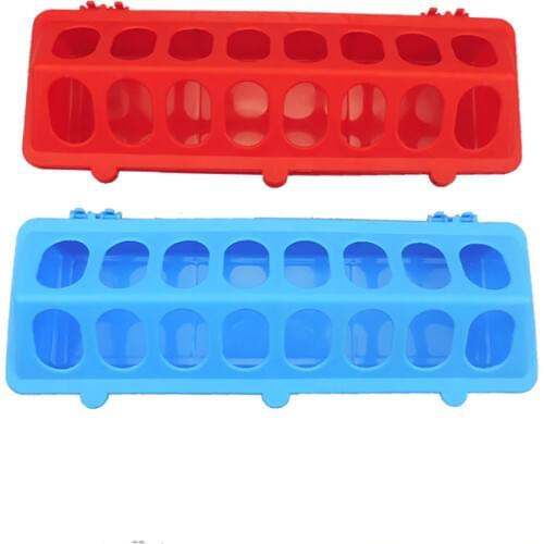 1 Pcs Plastic Flip-Top Poultry Ground Feeder Chicken Poultry Feeder Trough Chicken farming Pheasant feeding bucket Quality Chick