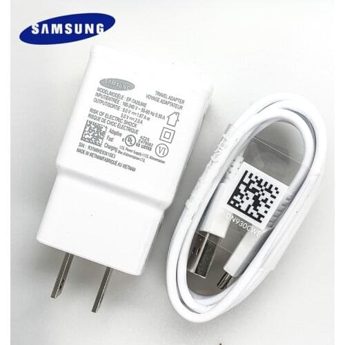 15W Samsung Adaptive Fast Charger Adapter 15W AFC USB 3.0 Type C Data Cable For Galaxy S8 S9 S10 Note 8 9 10 30 A50 A60 A70 A90