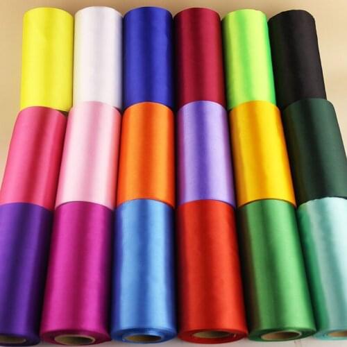 20Meters/Roll 15cm Silk Satin Ribbons DIY Wedding Chair Sashes Christmas Halloween Gift Wrapping Decoration Silk Ribbons Ruban