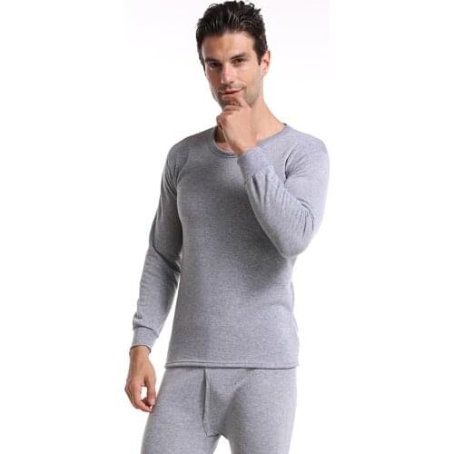 2020 Thick Thermal Underwear Sets Long Johns Winter Clothes For Men Plus Size Warm Underwear For Male Slim Invisible