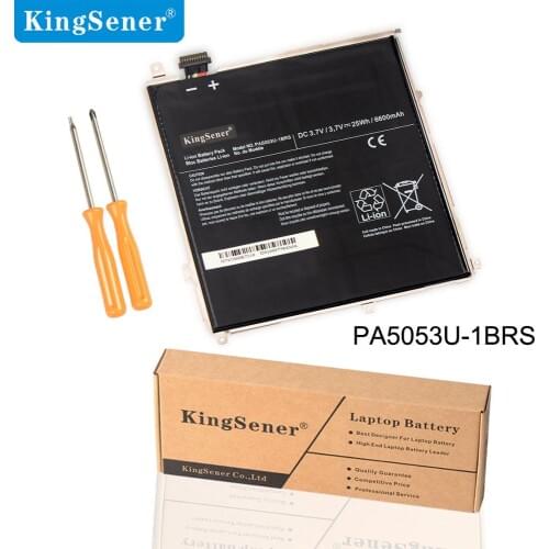 KingSener New PA5053U PA5053U-1BRS Laptop Battery For Toshiba Excite 10 Series Tablet PC PA5053 battery 3.7V 25WH/6600mAh