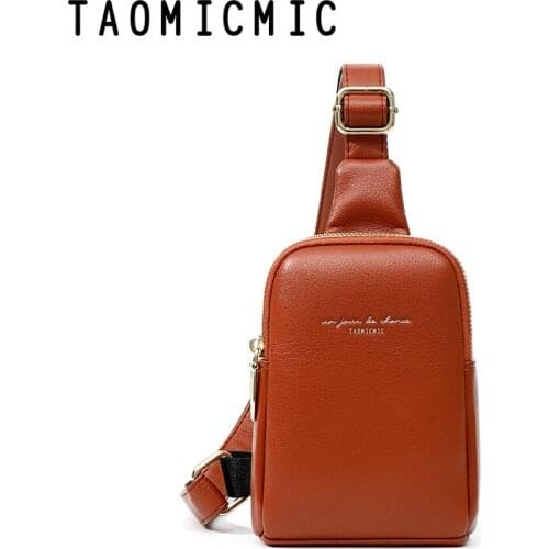 Brand High Quality Waterproof Womens Sling Chest Pack Bag Mini Crossbody Shoulder Bags Female PU Leather Waist Bag Purse Pocket