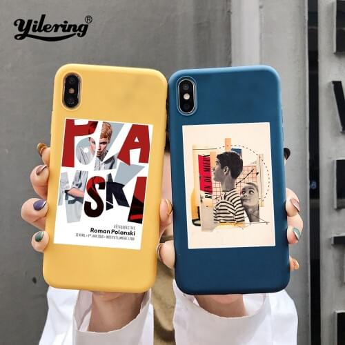 Fashion Yellow Blue Case For iPhone 11 Pro Max XS Max XR X SE 2020 7 8 Plus phone case Soft Cover for iPhon X XS Max 11 Pro Case